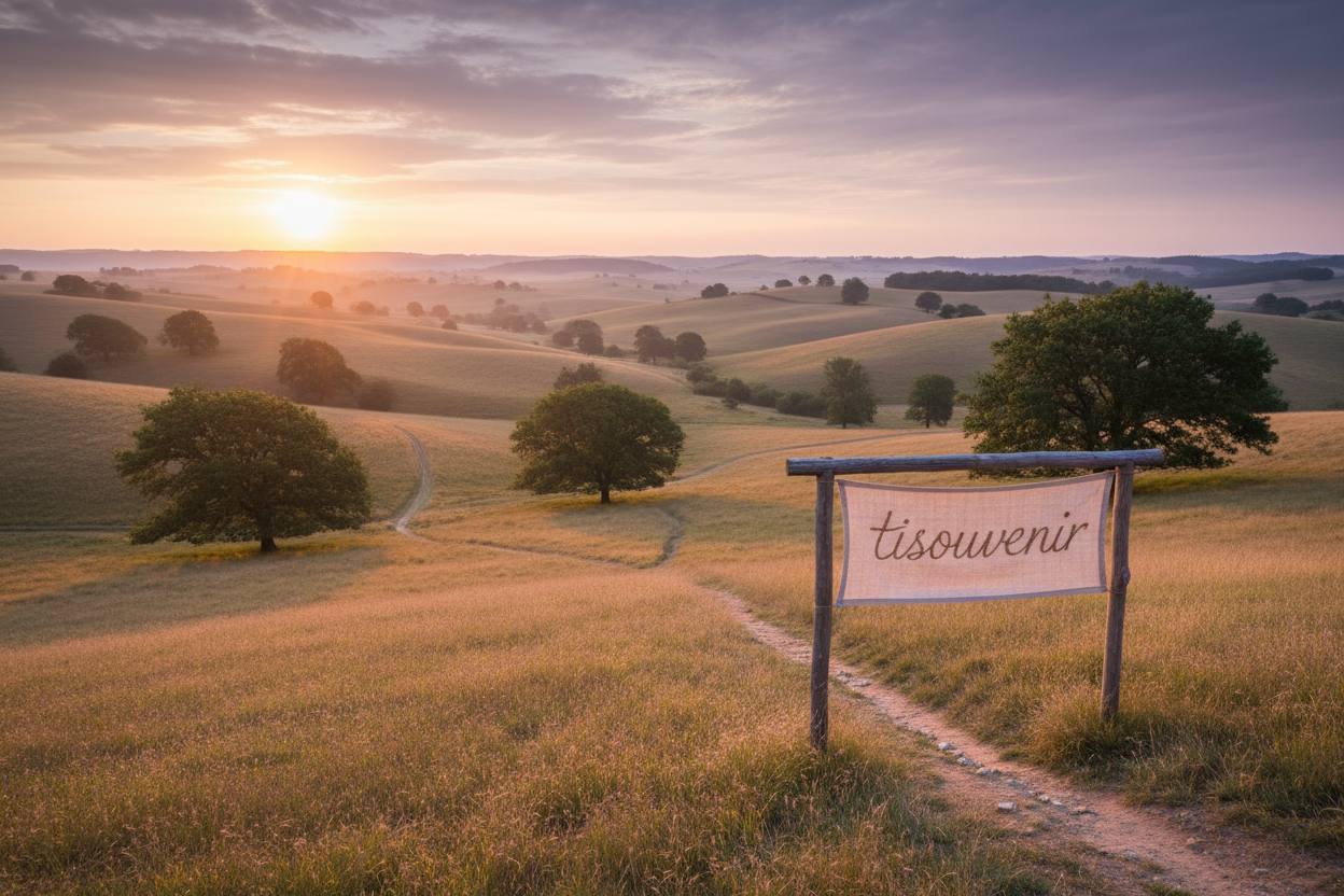Une image de paysage ecris tisouvenir